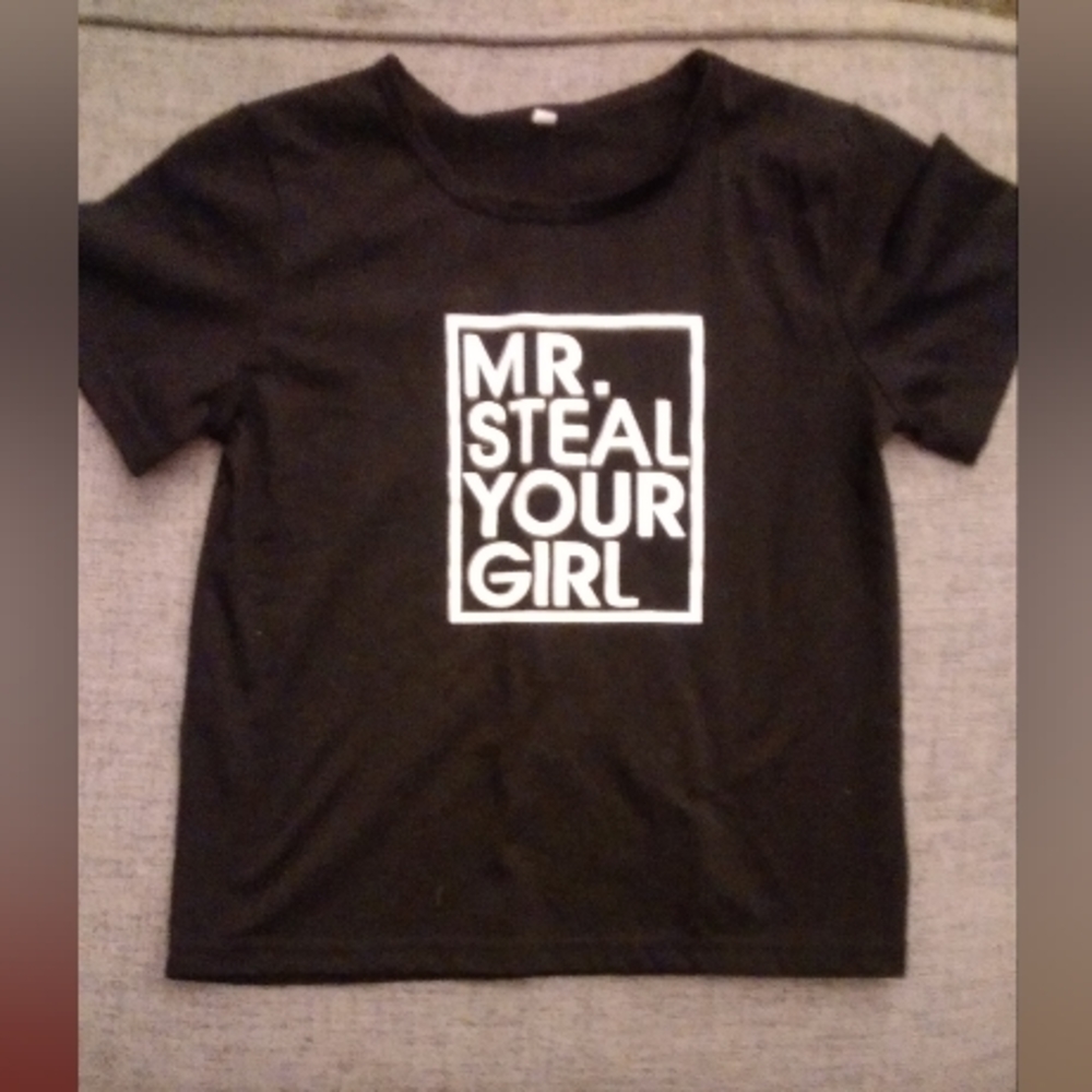 Toddler Boy's black & white Graphic T-shirt